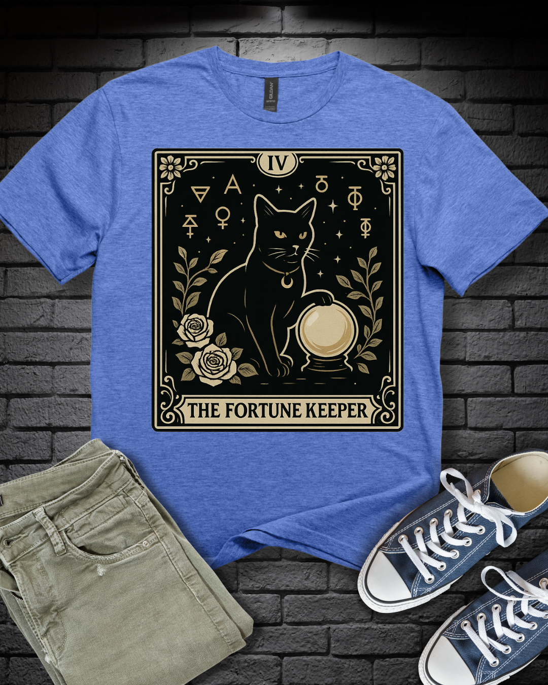 Tarot Cat Fortune Keeper T-Shirt