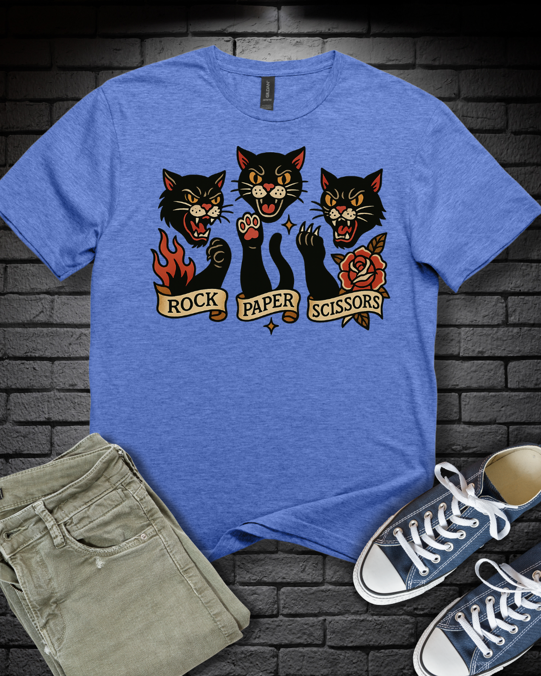Rock Paper Cats T-Shirt