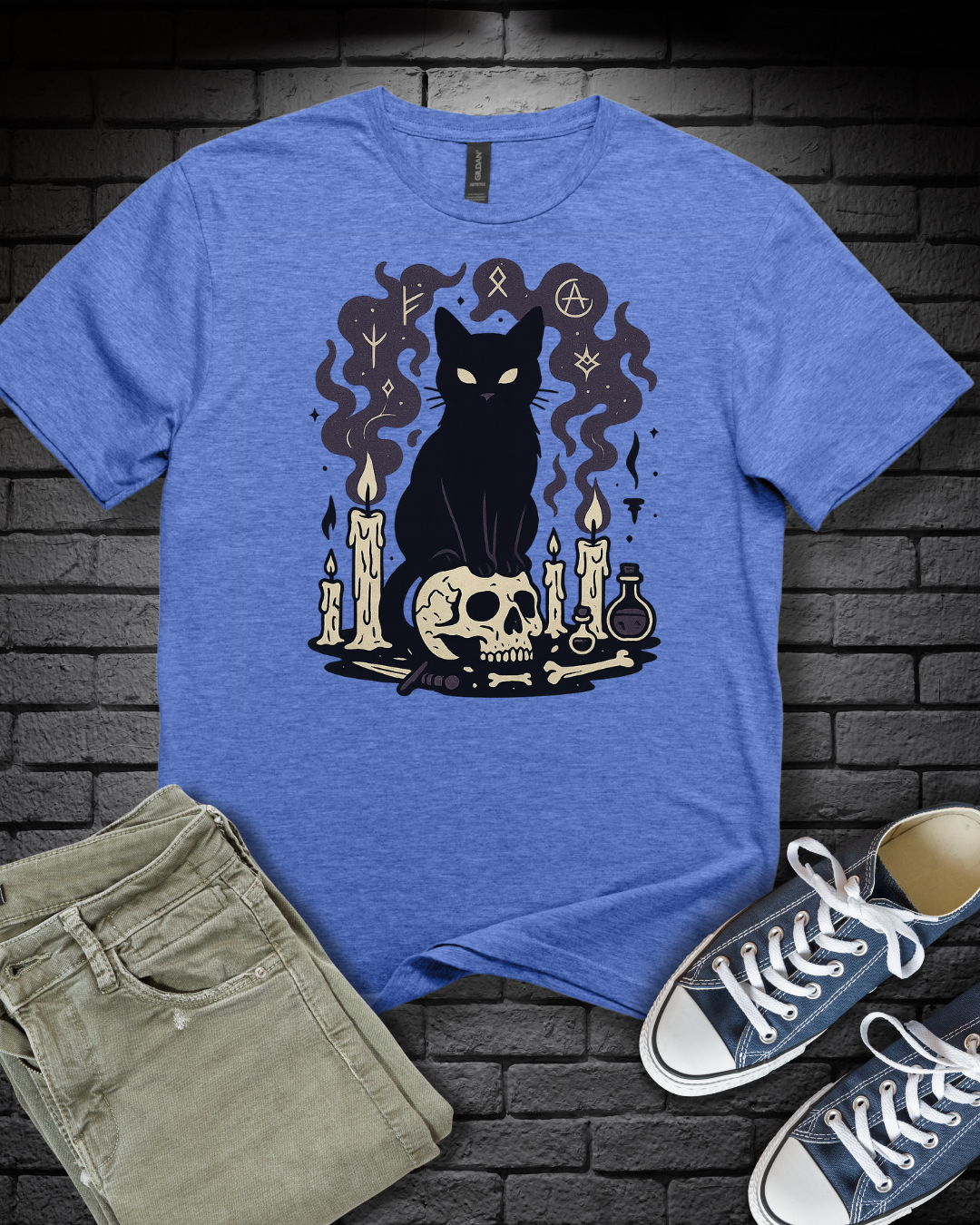 Astral Cat on Skull
