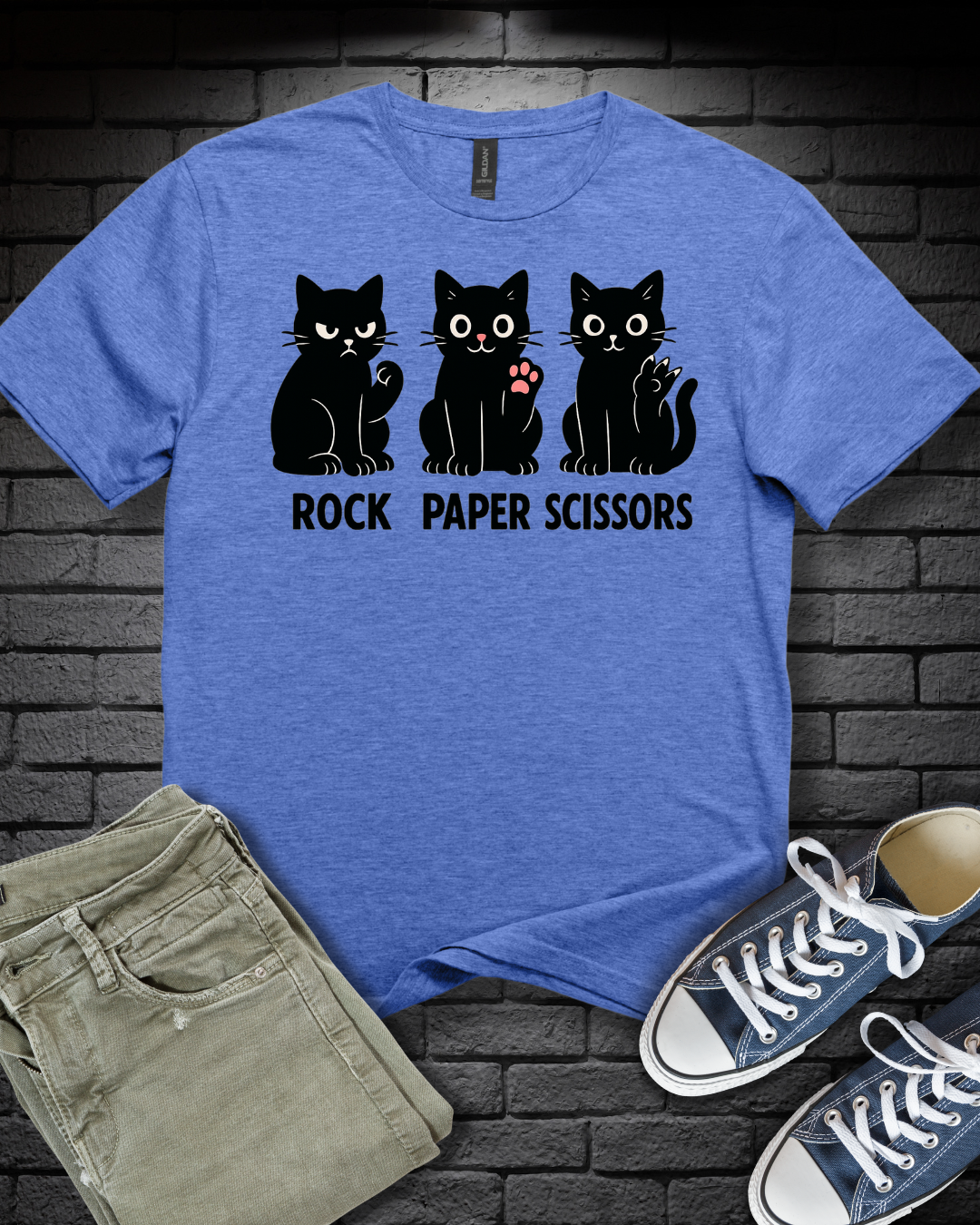 Rock Paper Scissors Kittens T-Shirt