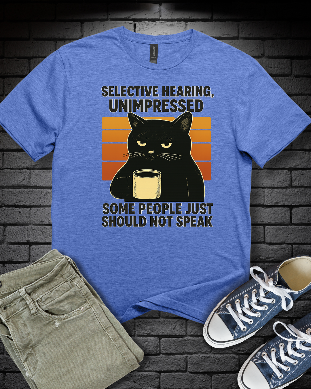 Selective Hearing Cat T-Shirt