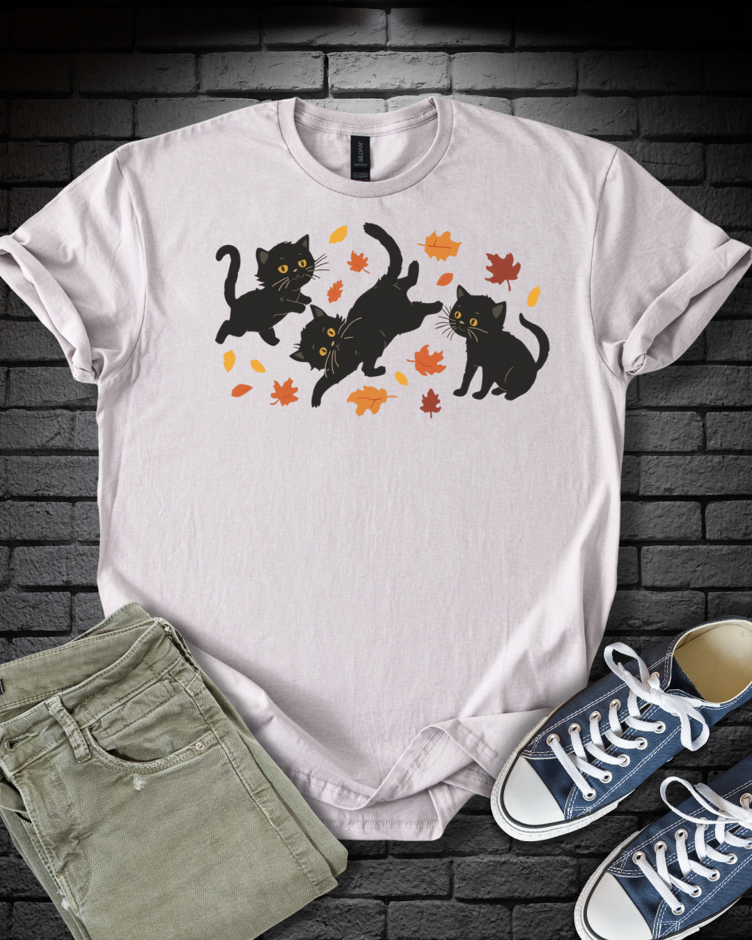 Kitten Fall Frolic T-Shirt