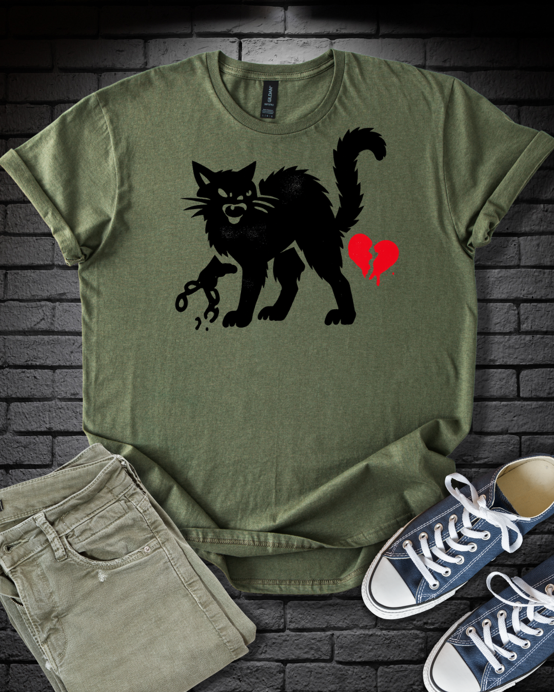 Cat Street Art T-Shirt