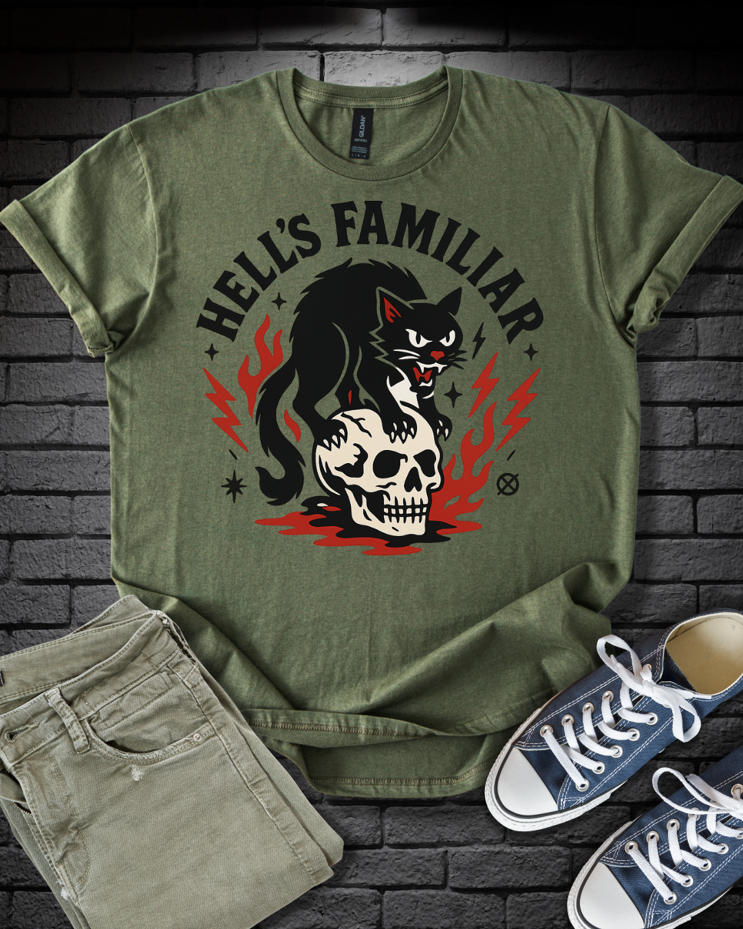 Hell's Familiar Cat T-Shirt