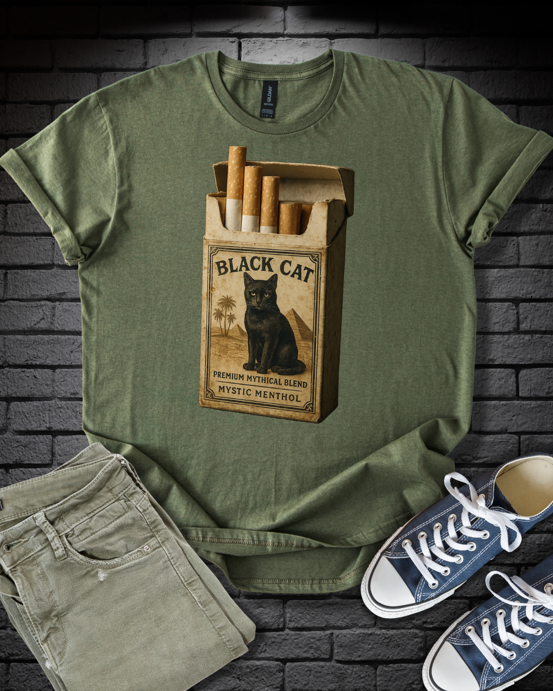Black Cat Cigarettes T-Shirt