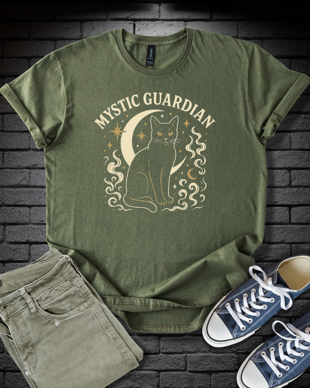 Mystic Guardian Cat T-Shirt
