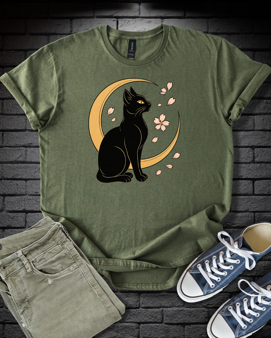 Cat Crescent T-Shirt