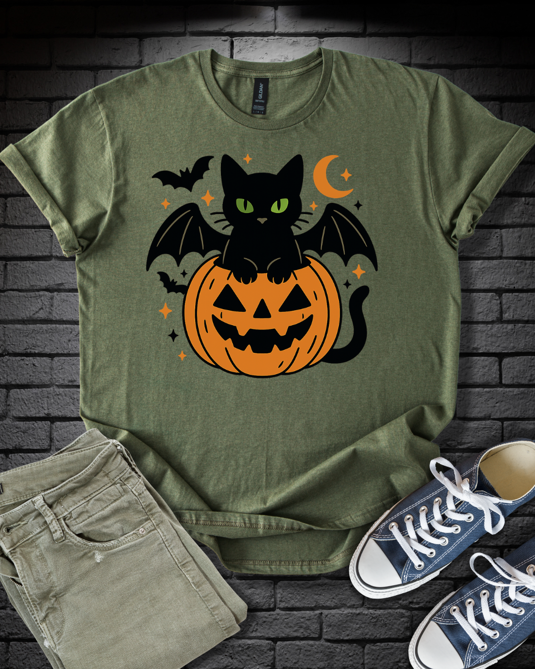 Halloween Bat Cat