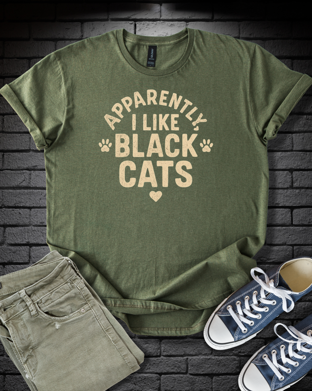 Apparently I Like Black Cats T-Shirt