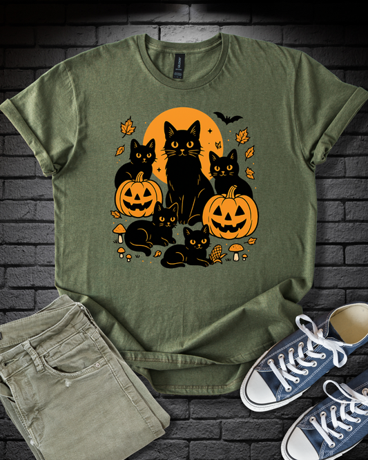 Halloween Cats n' Pumpkins