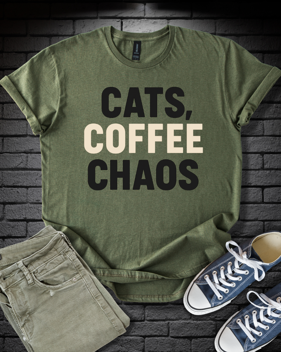 Cats Coffee Chaos T-Shirt