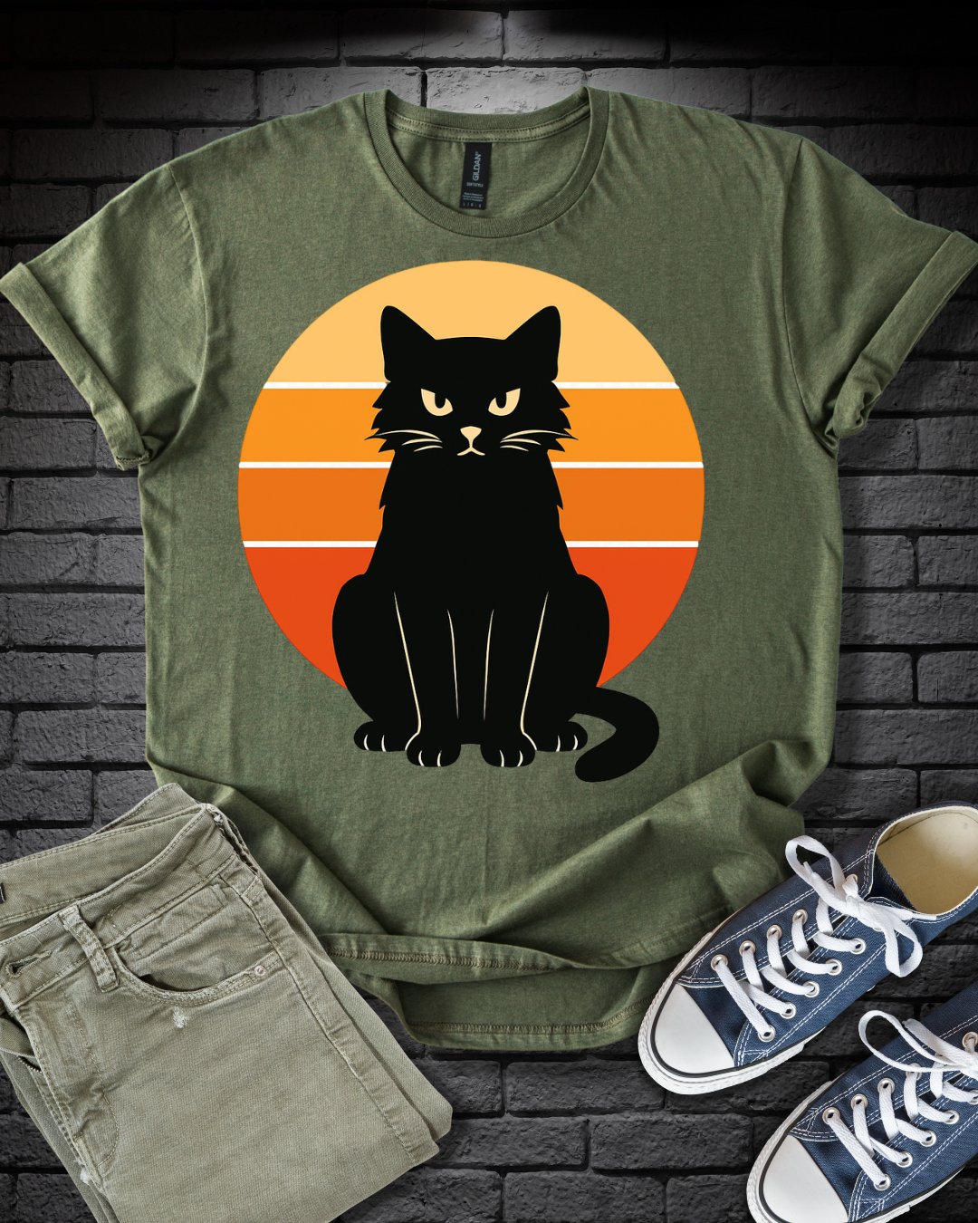 Sunset Cat T-Shirt