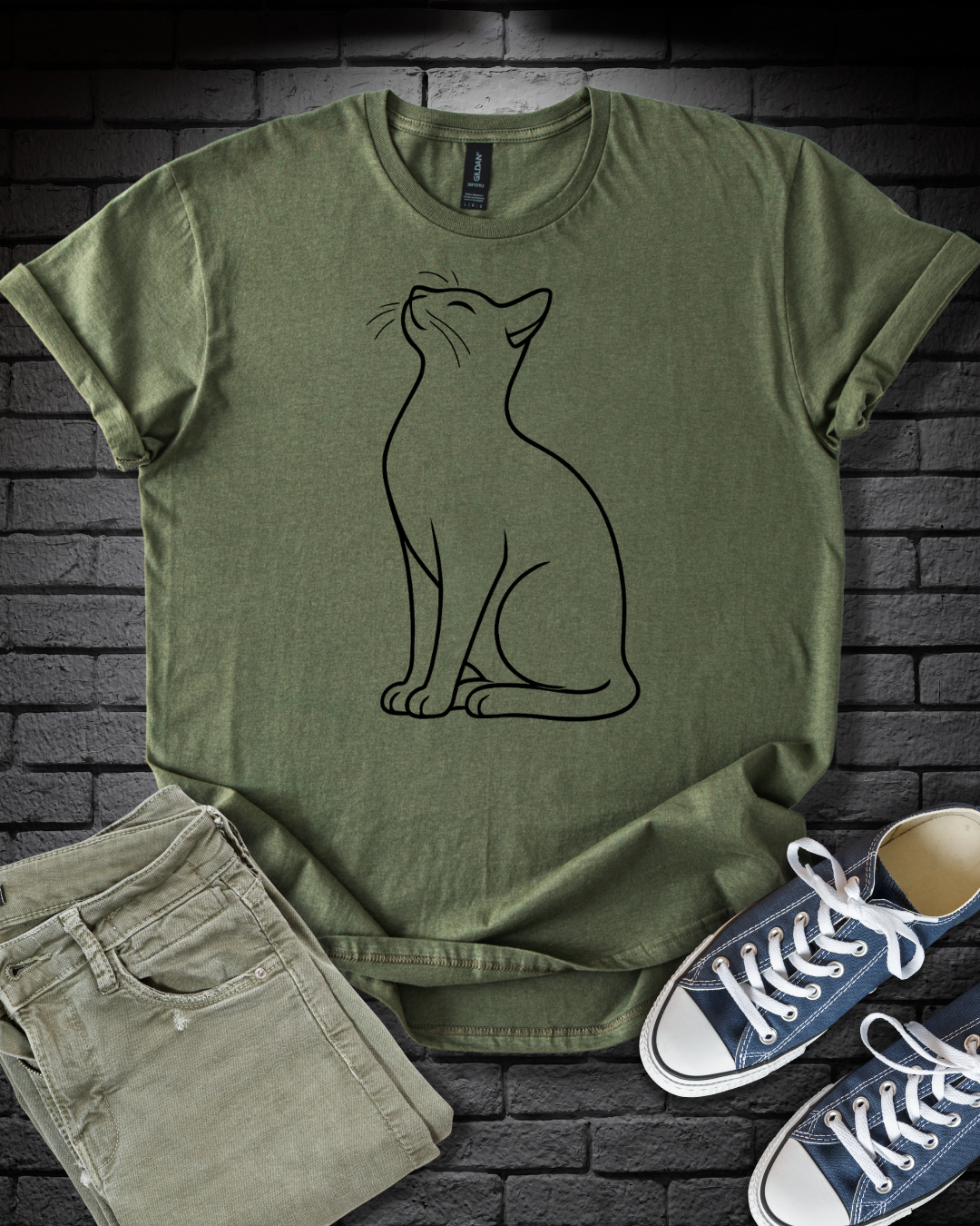 Happy Cat Pose T-Shirt
