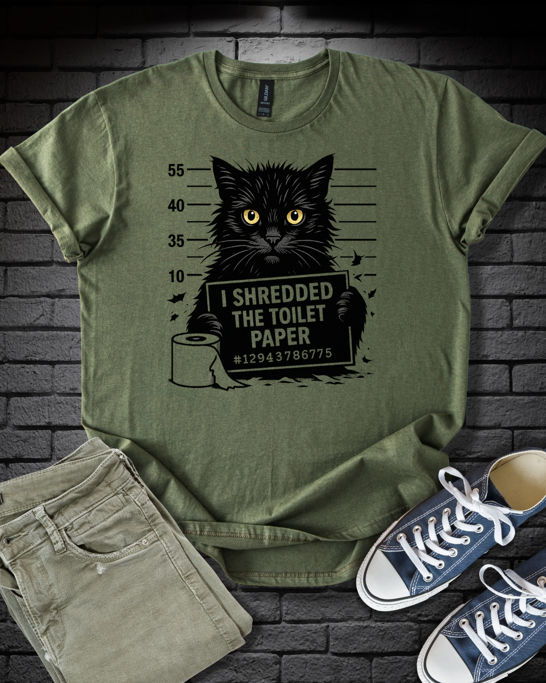Cat Mugshot TP T-Shirt
