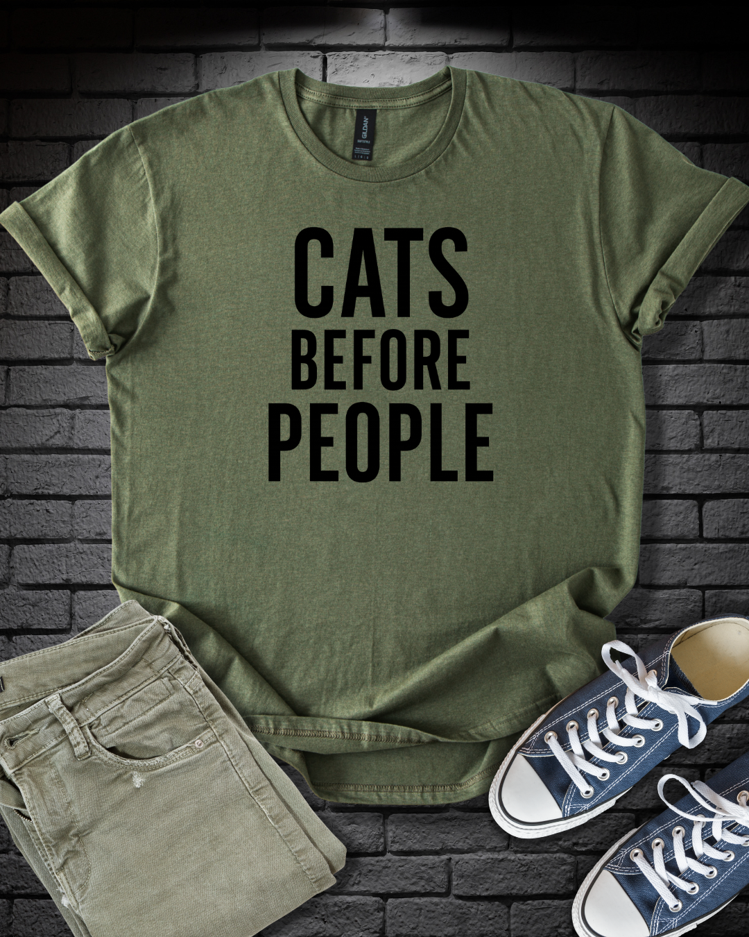 Cats Before People T-Shirt