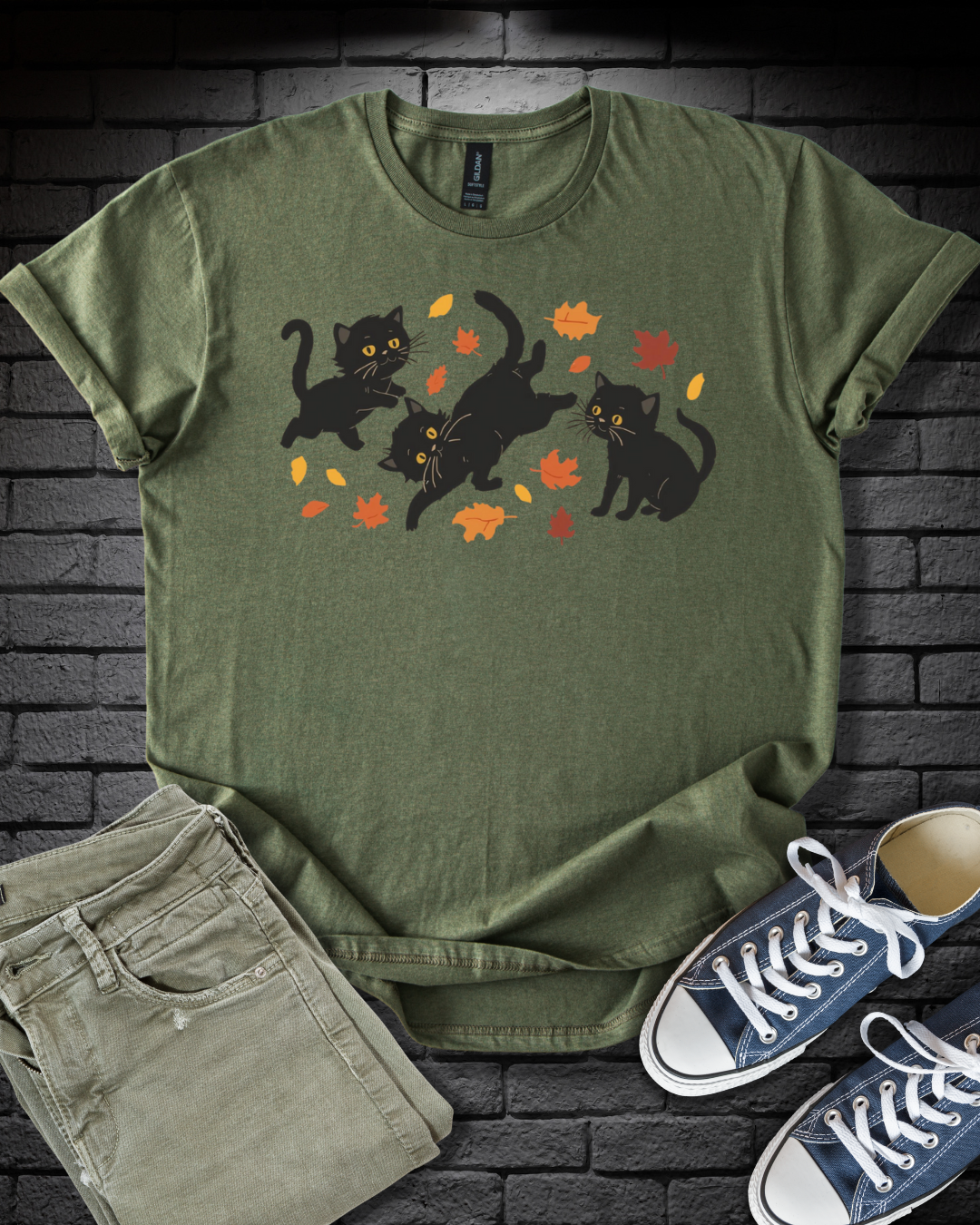 Kitten Fall Frolic T-Shirt