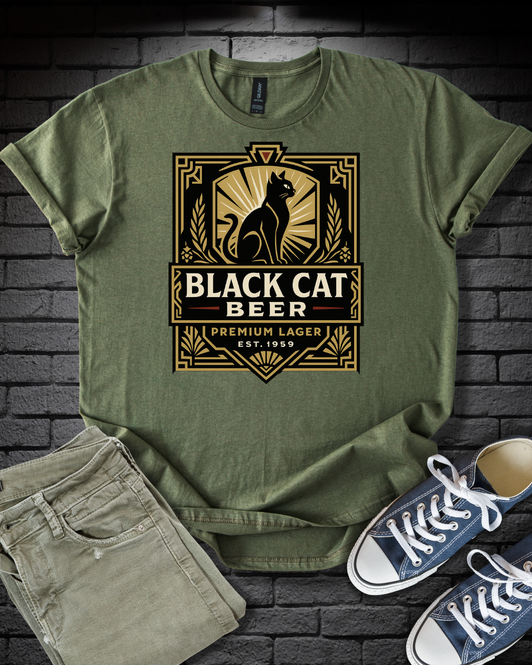 Black Cat Lager T-Shirt