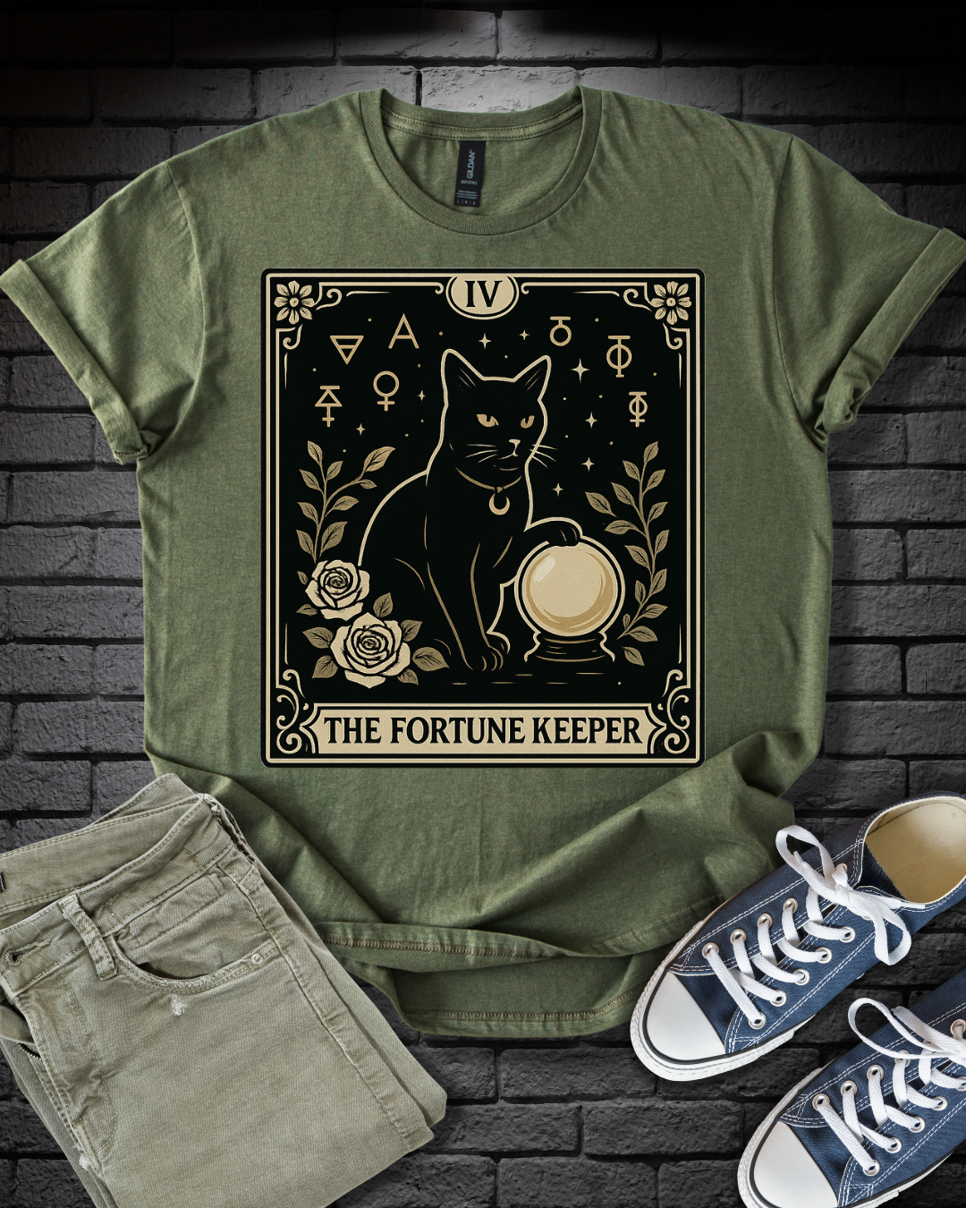 Tarot Cat Fortune Keeper T-Shirt