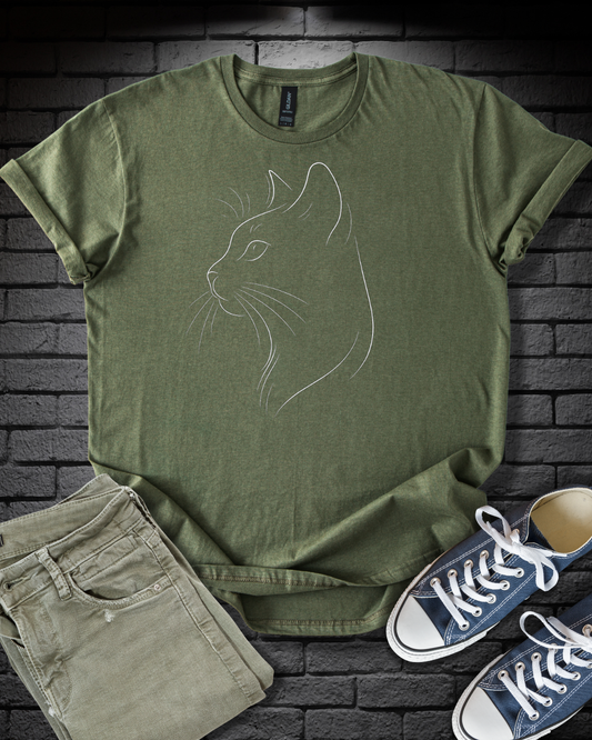 Cat Silhouette T-Shirt