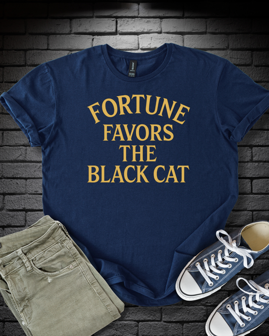 Fortune Favors Cat T-Shirt