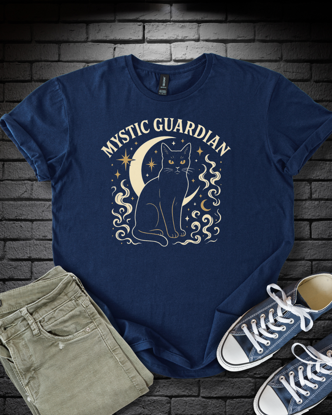 Mystic Guardian Cat T-Shirt