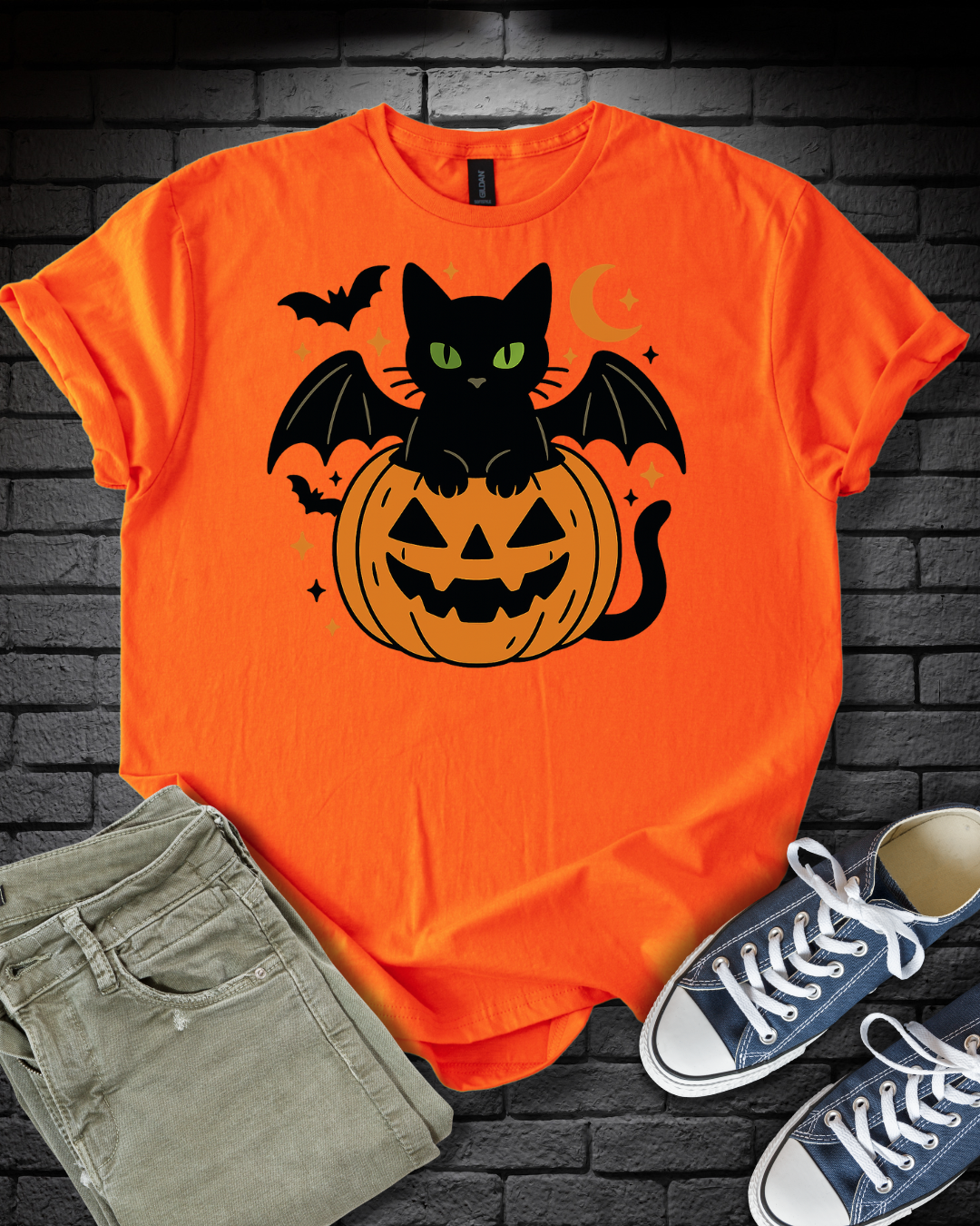 Halloween Bat Cat