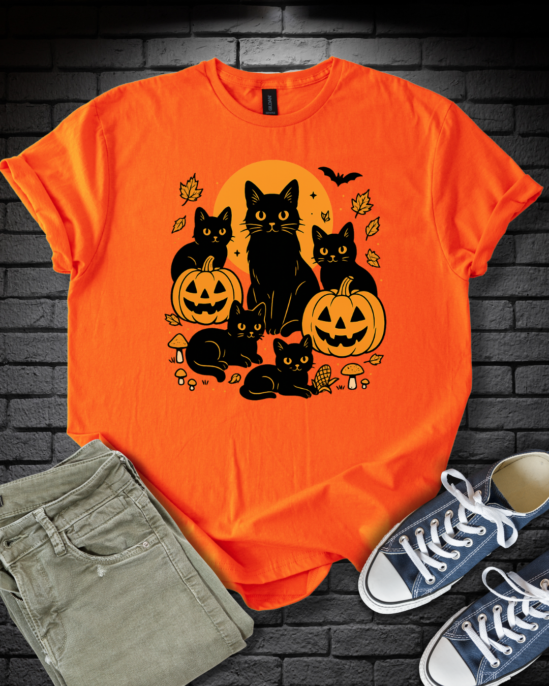 Halloween Cats n' Pumpkins