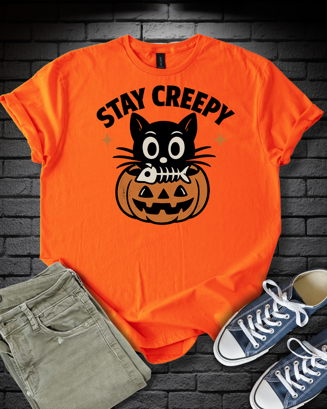 Stay Creepy Cat T-Shirt