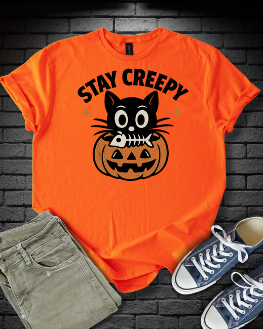 Stay Creepy Cat T-Shirt