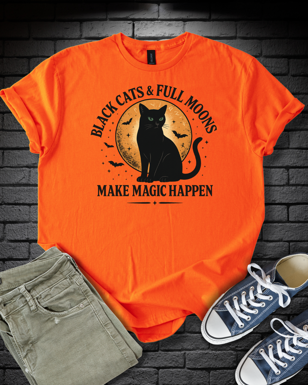 Black Cats Full Moons T-Shirt