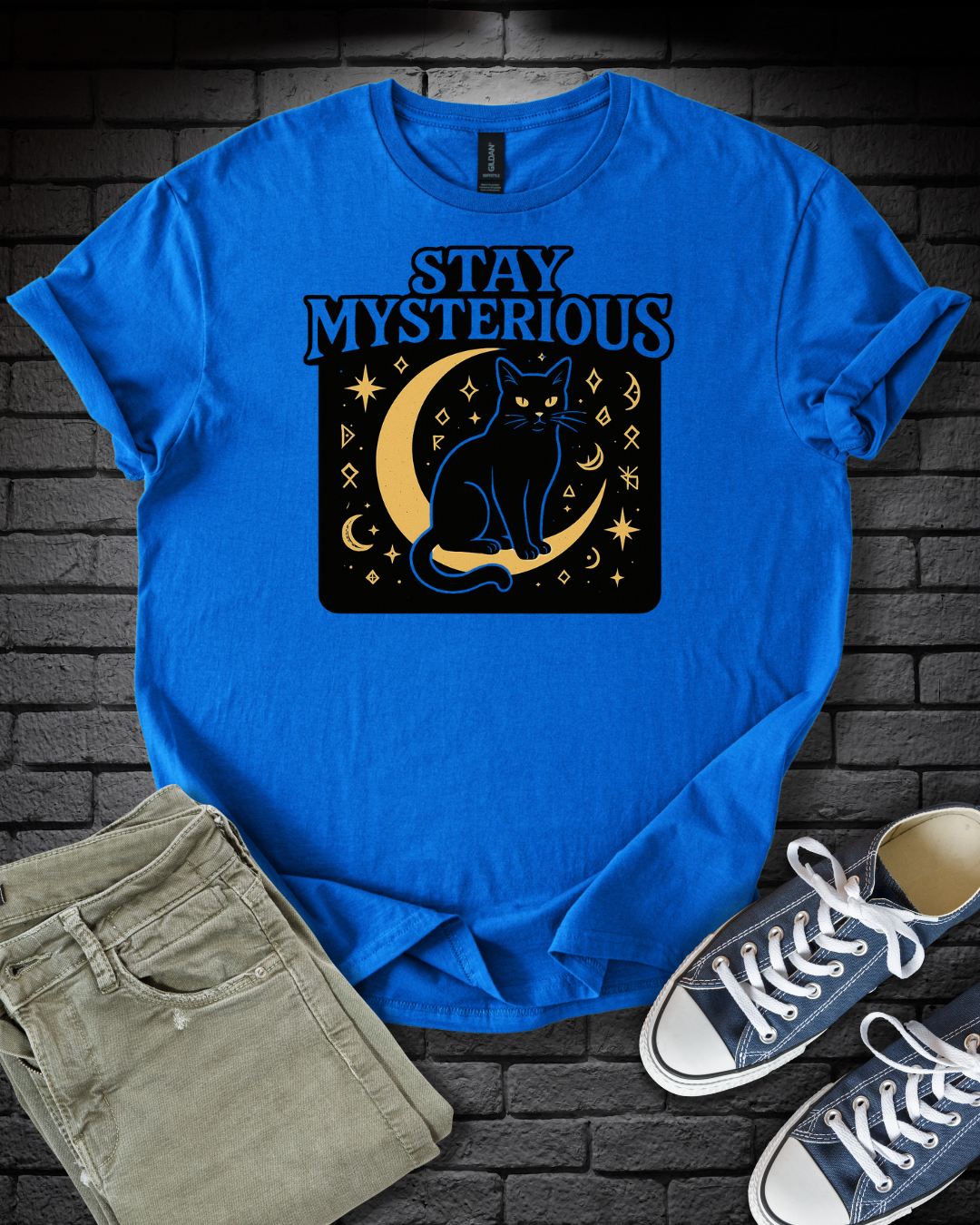 Stay Mysterious Cat T-Shirt