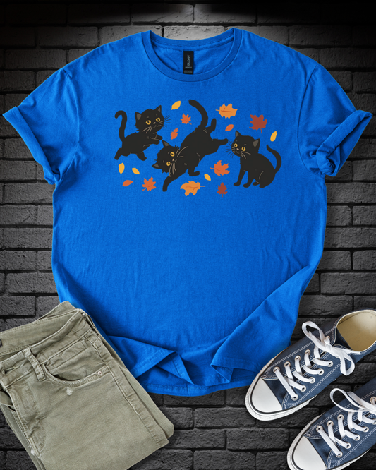 Kitten Fall Frolic T-Shirt