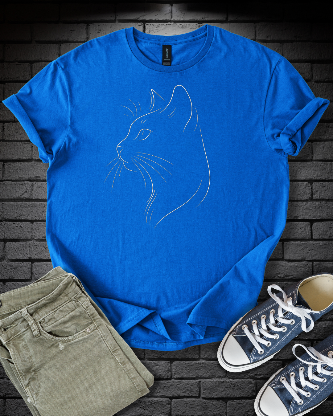 Cat Silhouette T-Shirt