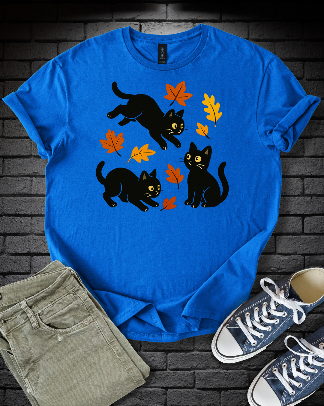 Playful Autumn Kittens T-Shirt