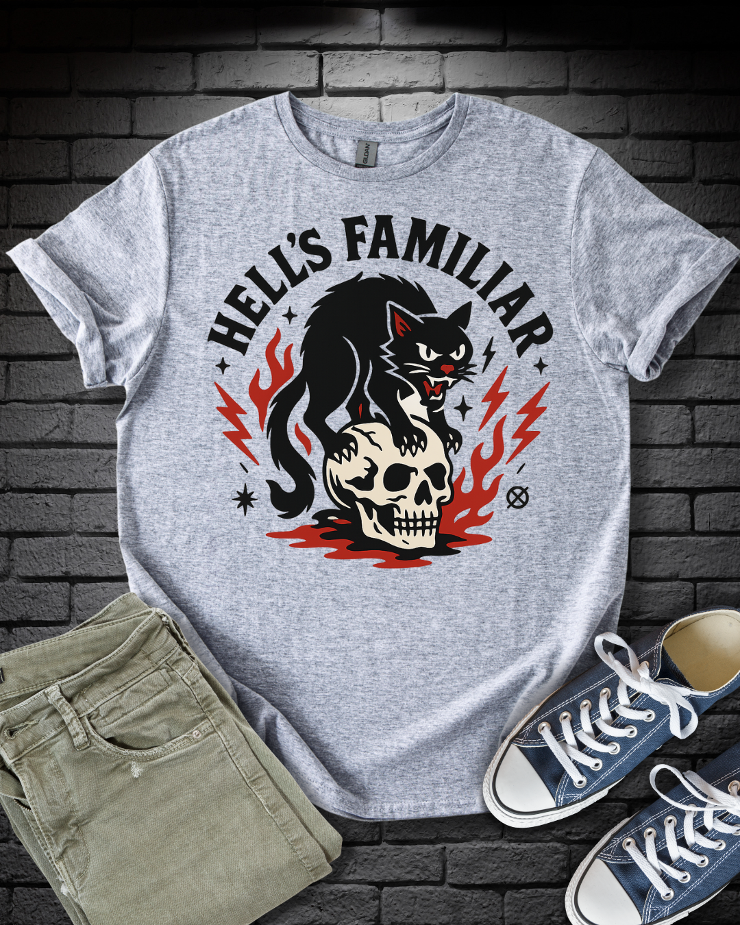 Hell's Familiar Cat T-Shirt