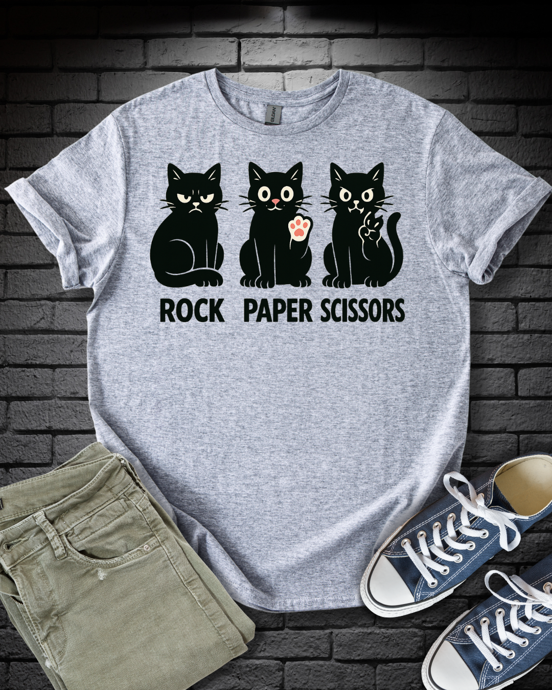 Rock Paper Kittens T-Shirt