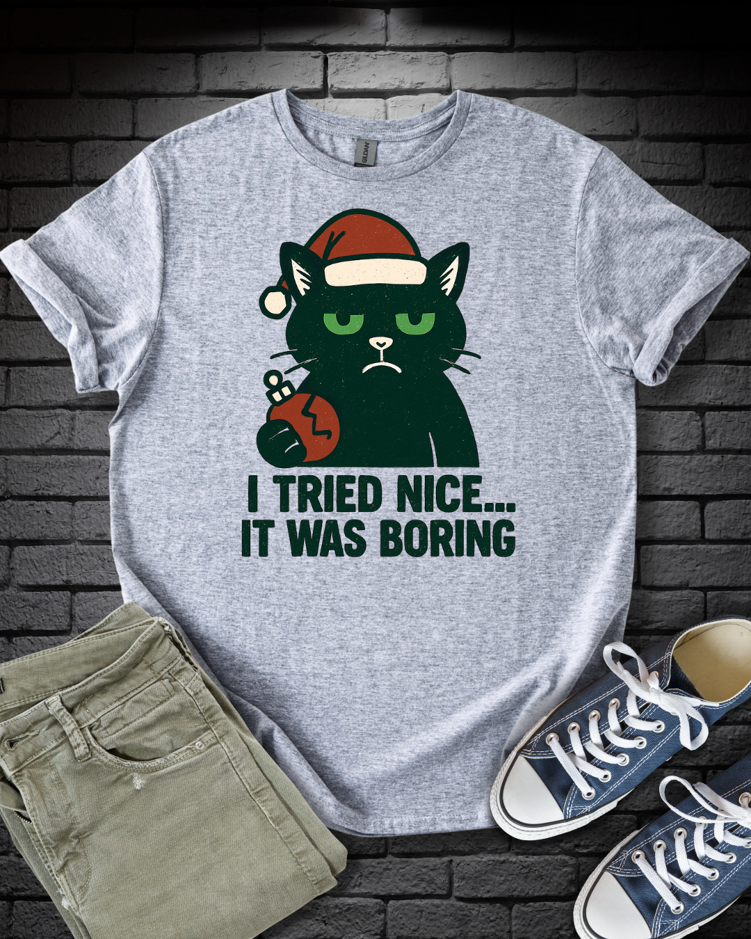Nice Was Boring Cat T-Shirt