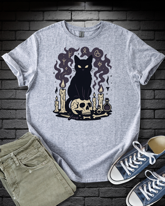 Astral Cat on Skull