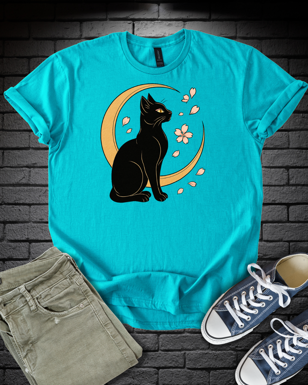 Cat Crescent T-Shirt