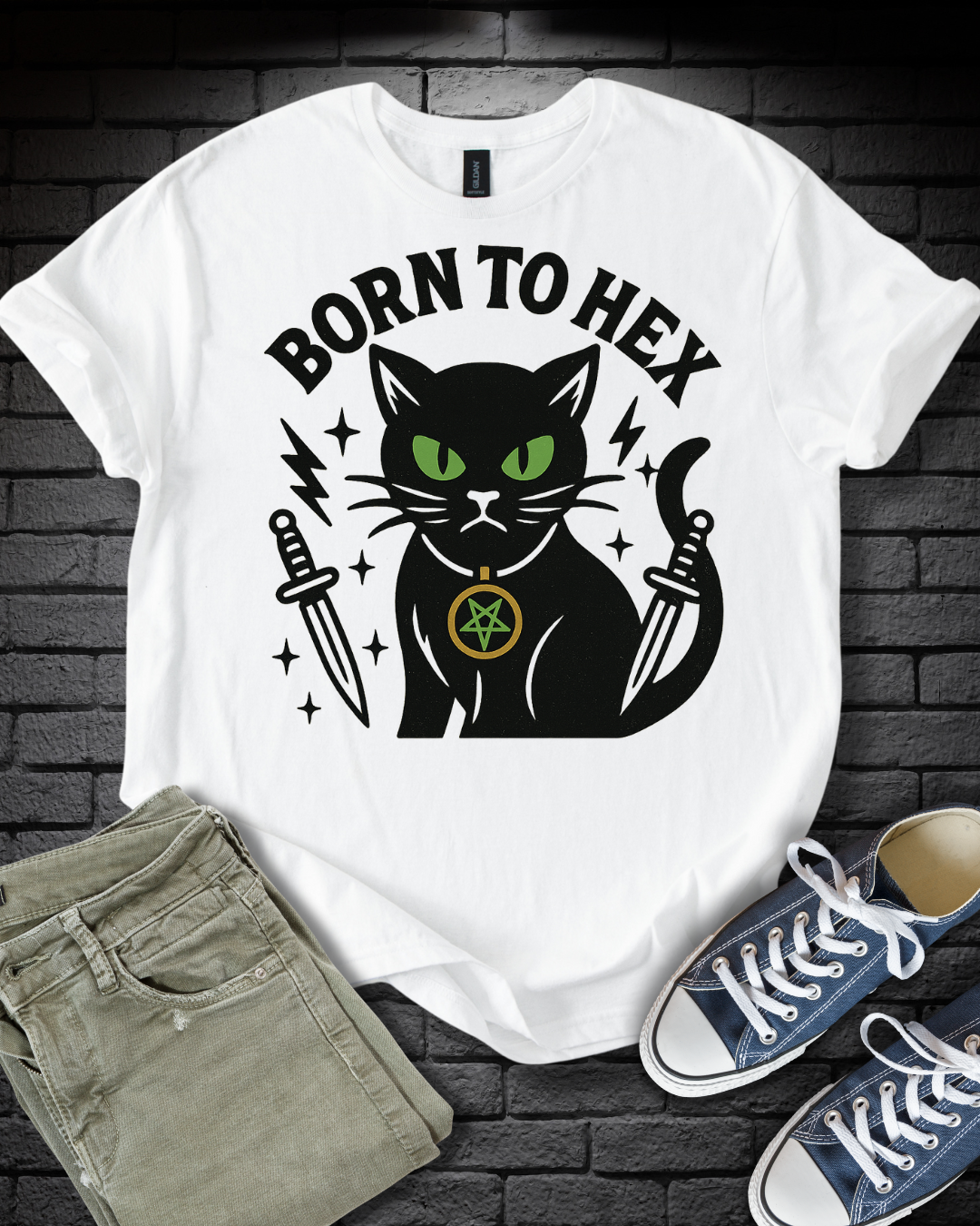 Dagger Cat T-Shirt