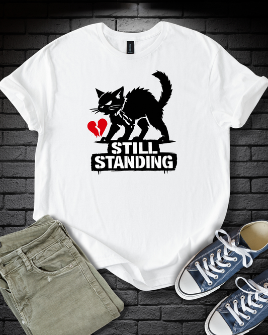 Still Standing Cat T-Shirt