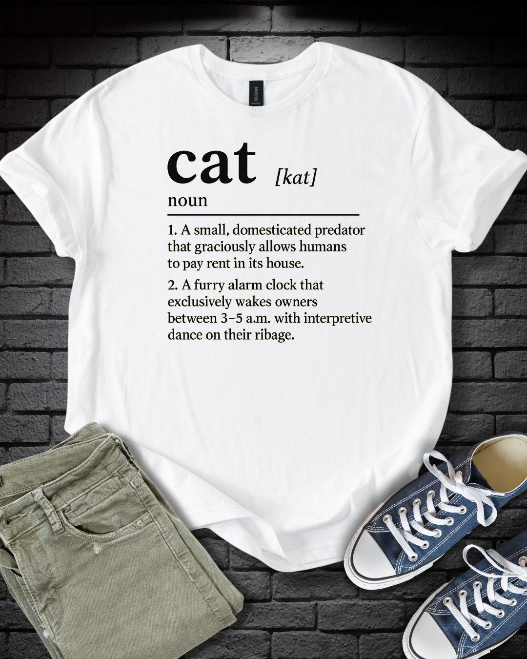 Cat Defintion Roommate T-Shirt