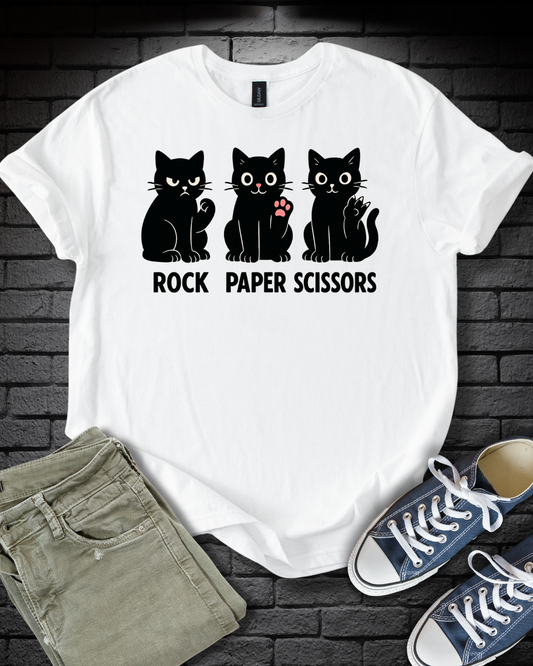 Rock Paper Scissors Kittens T-Shirt