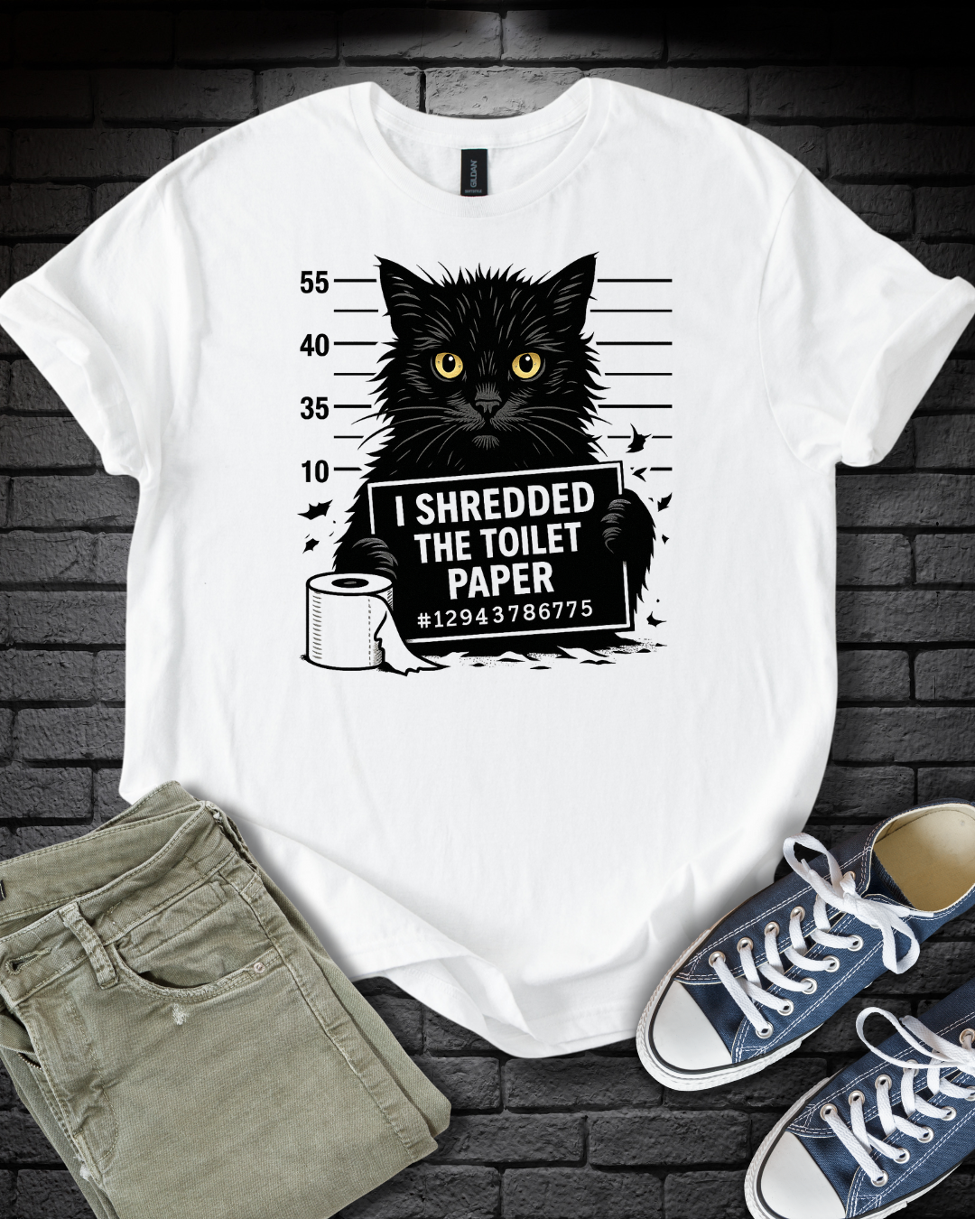 Cat Mugshot TP T-Shirt