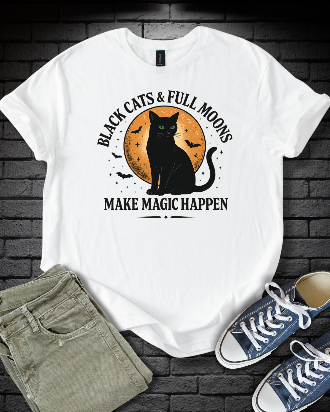 Black Cats Full Moons T-Shirt
