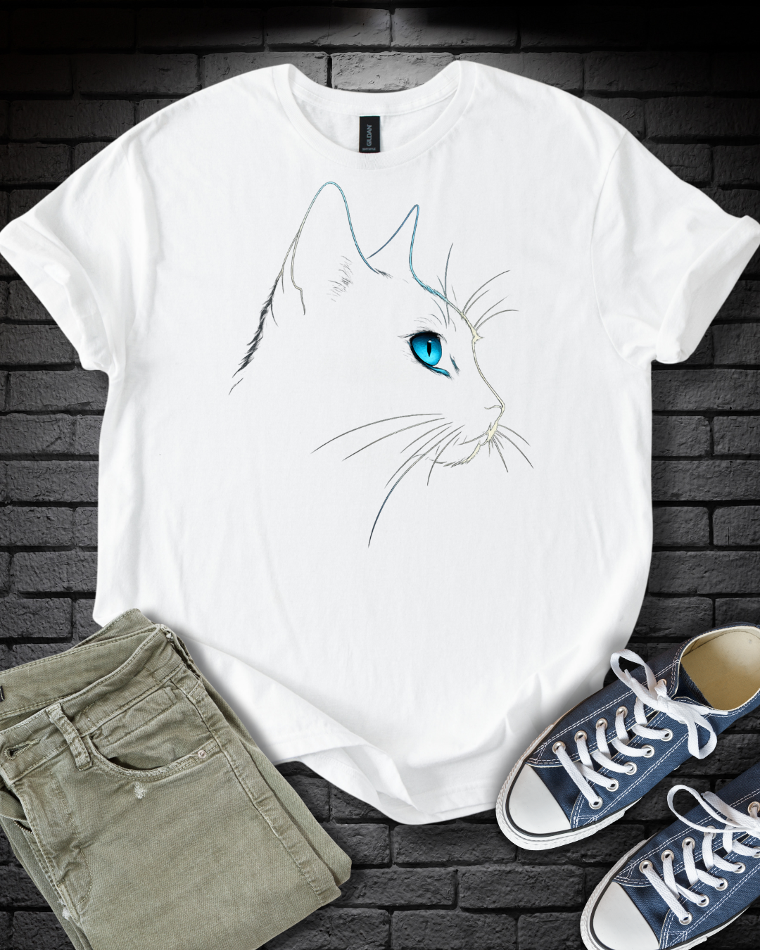 Cat in Profile T-Shirt