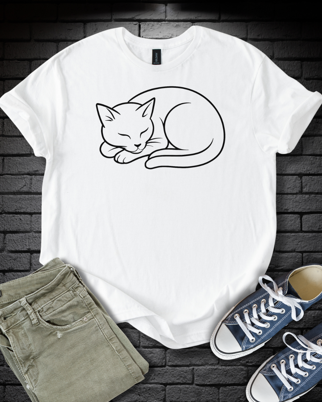 Content Cat T-Shirt