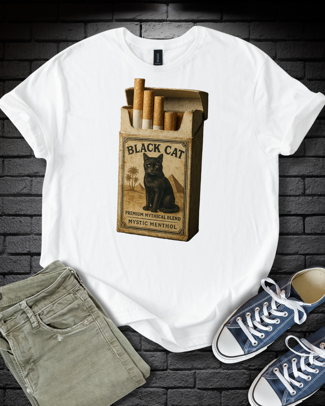 Black Cat Cigarettes T-Shirt