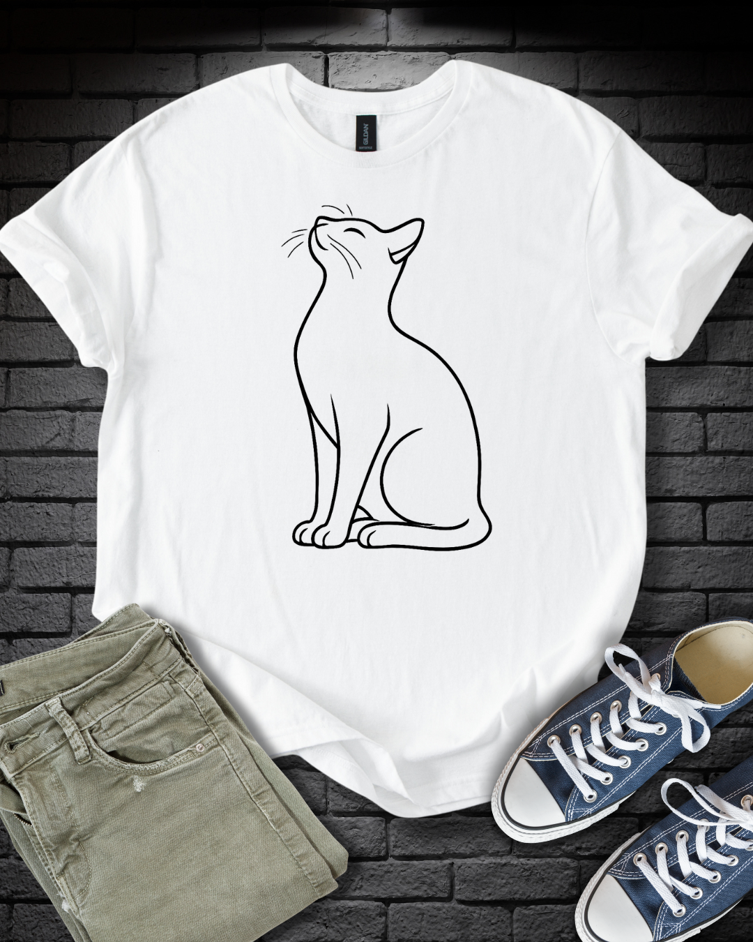 Happy Cat Pose T-Shirt