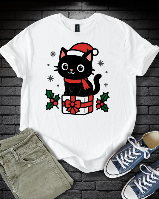 Kawaii Kitten 1st Christmas T-Shirt